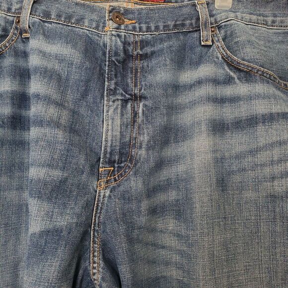 Lucky Brand 429 Classic Straight Medium Blue Jeans Mens Size 42 x 32 - Picture 13 of 16
